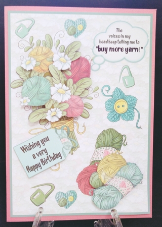 Buy more yarn A5 by Suzi Cooper