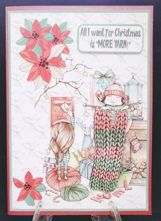 Knitting for Christmas A5 by Suzi Cooper