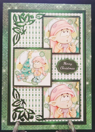 Mind If I Settle Here Three Square Quick Card by Suzi Cooper