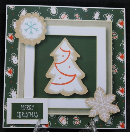 The Christmas Cookie - Tree 8x8 by Suzi Cooper