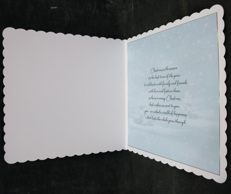 Matching Insert for Christmas Wishes Topper  by Suzi Cooper