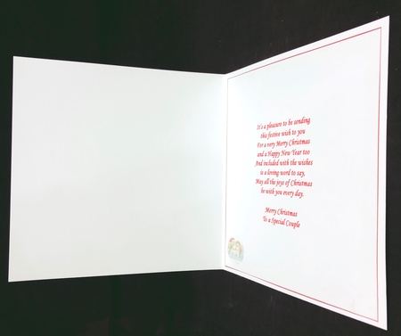 TO A LOVELY COUPLE AT CHRISTMAS 2 INSERT by Suzi Cooper