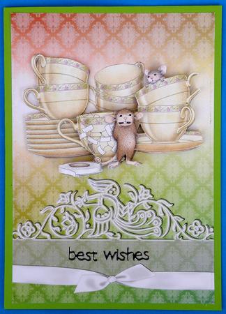 Rainbow Lace Background #8 by Suzi Cooper