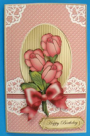 Roses and Lace Lottery Wallet Card by Suzi Cooper