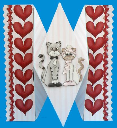 Diamond Fold Cuddly Cats by Suzi Cooper
