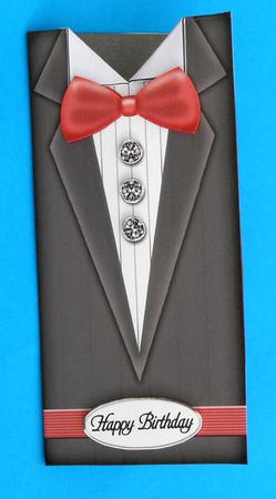 Dressed to Thrill!! Man's Quick Card with 3D Decoupage by Suzi Cooper