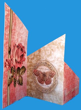 Antique Pink Rose Cascade by Suzi Cooper