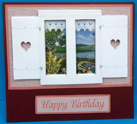 Room with a View 1 Quick Card with Decoupage by Suzi Cooper