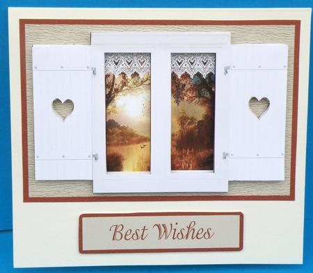 Room with a View 2 Quick Card Front with Decoupage by Suzi Cooper