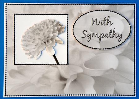 Black & White Sympathy Quick Card with Layering. by Suzi Cooper