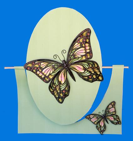 Butterfly Spinner Card by Suzi Cooper