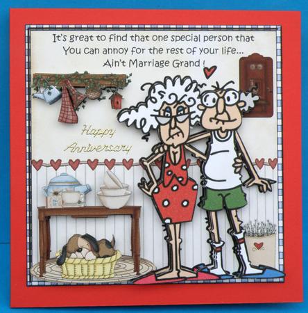 Humourous Old Age Anniversary by Suzi Cooper