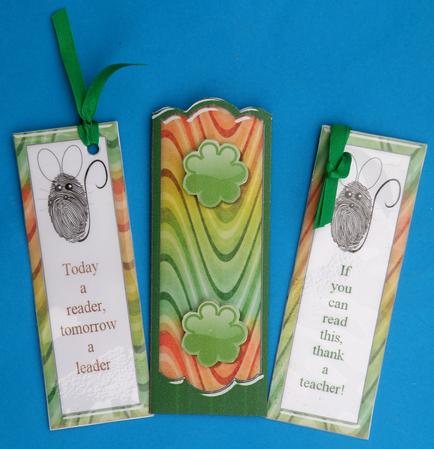 4 Bookmarks & Bookmark Envelope by Suzi Cooper