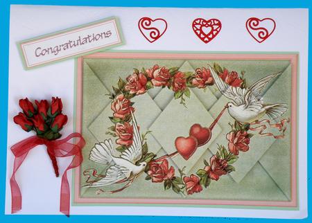 Love Birds - Diamond Stacker Card by Suzi Cooper