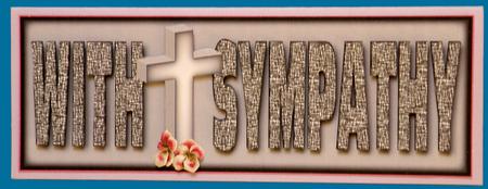 Sympathy Cross Large Dl 2 by Suzi Cooper