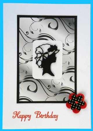Black & Silver Background by Suzi Cooper