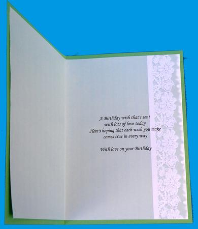 Lace Edge Vellum, Insert or Backing Paper by Suzi Cooper