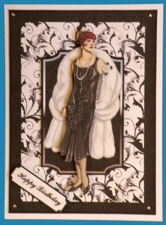 Deco Elegance in Black and White by Suzi Cooper