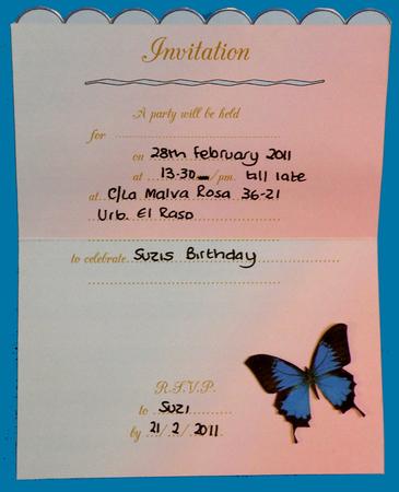 Invitation Can Be Worded to Be for Any Celebration by Suzi Cooper