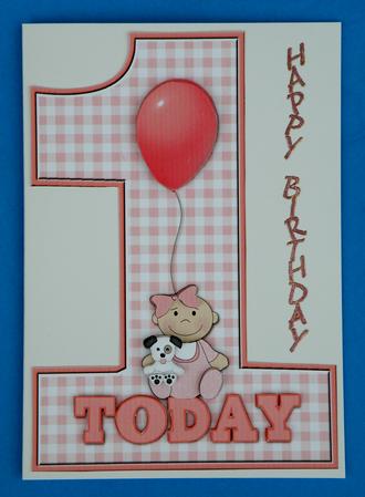 Baby Girl 1st Birthday by Suzi Cooper