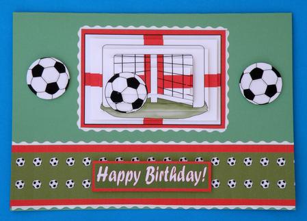 England World Cup Male Pyramid Design by Suzi Cooper
