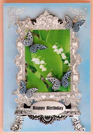 Butterfly Stand Off Easel Card by Suzi Cooper