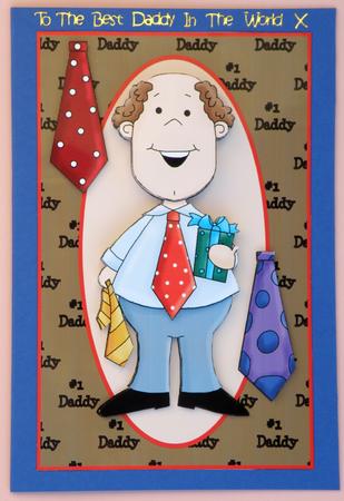 Birthday Male Decoupage Topper by Suzi Cooper