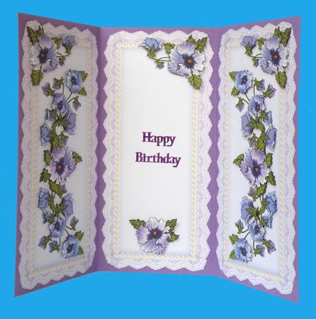 Pansies, Pearls & Lace by Suzi Cooper