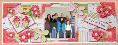 Butterfly Dl Photo Card Front with Decoupage by Suzi Cooper