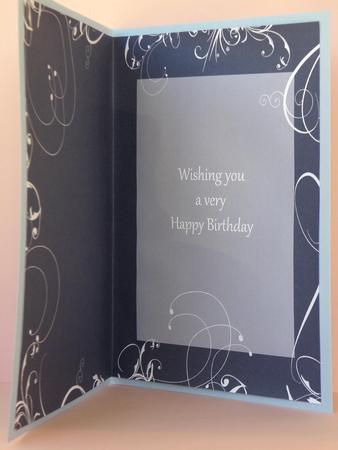 Swirl Insert Birthday in Purple 2 Birthday by Suzi Cooper