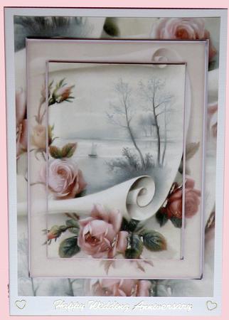 Roses on a Scroll by Suzi Cooper