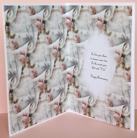 Roses on a Scroll Insert 2 by Suzi Cooper