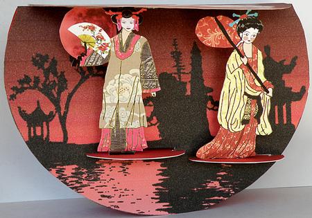 Geisha Girl Topnrock 3D Card Kit by Suzi Cooper