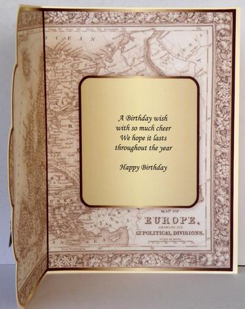 3D Vintage Car 2 Scallop Edge Insert by Suzi Cooper