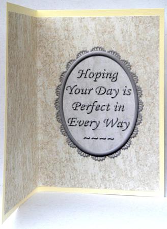 German Shepherd Cream/silver Various Occasion Card Insert by Suzi Cooper