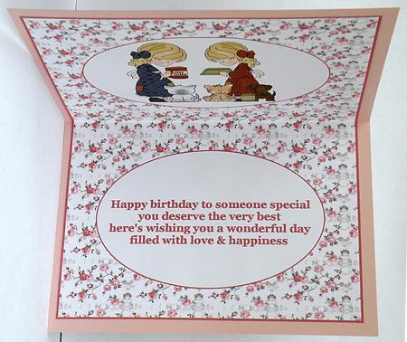 Animal Friends Cardmaking Insert by Suzi Cooper