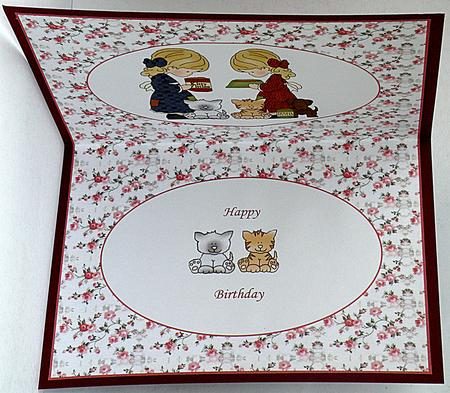 Animal Friends 1 Cardmaking Insert by Suzi Cooper