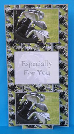 Golfing 3 Panel Fold Back by Suzi Cooper