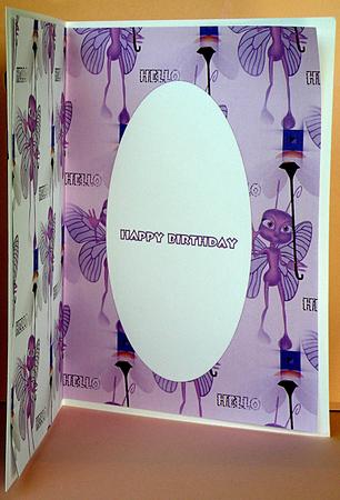 Cartoon Butterfly Insert by Suzi Cooper
