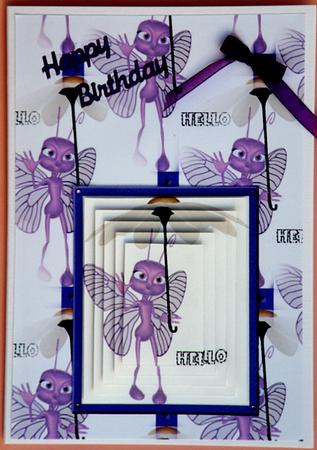 Cartoon Butterfly Pyramid by Suzi Cooper