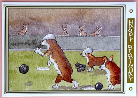 A4 Bowls on the Green by Suzi Cooper