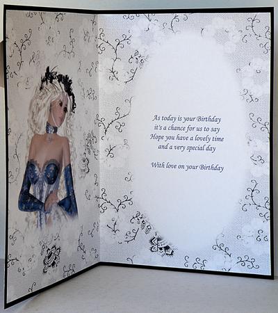 Blue Diamond Insert by Suzi Cooper