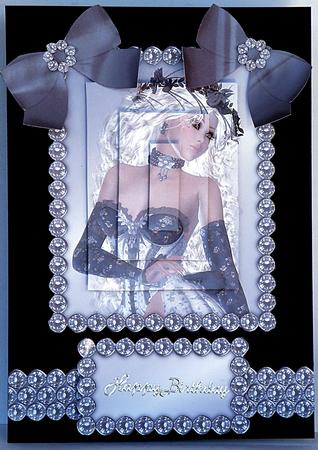 Blue Diamond Pyramid Topper by Suzi Cooper