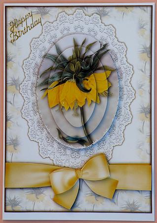 Yellow Crown Imperial Pyramid by Suzi Cooper