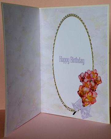 Freesia Insert Happy Birthday by Suzi Cooper