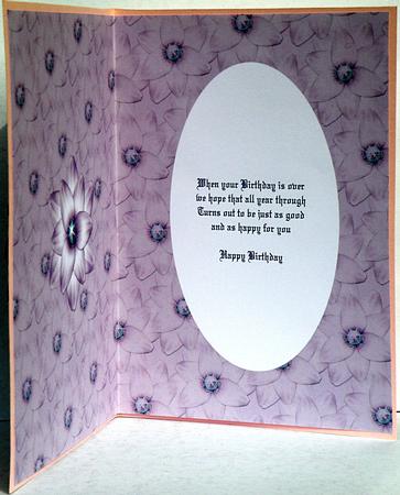 Lilac Lily Insert by Suzi Cooper