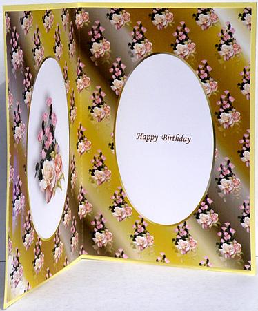 Pink Roses Insert by Suzi Cooper