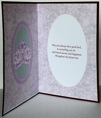 Lilac and Lace Floral Insert by Suzi Cooper