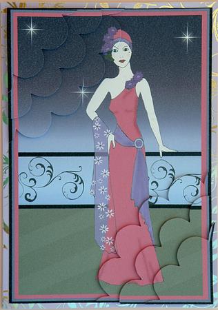 Art Deco Glamour Girl by Suzi Cooper