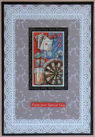 Lace Frames - Swirly Leaves 4 by Suzi Cooper